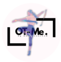 Ot Me Logo a girl spinning on one leg